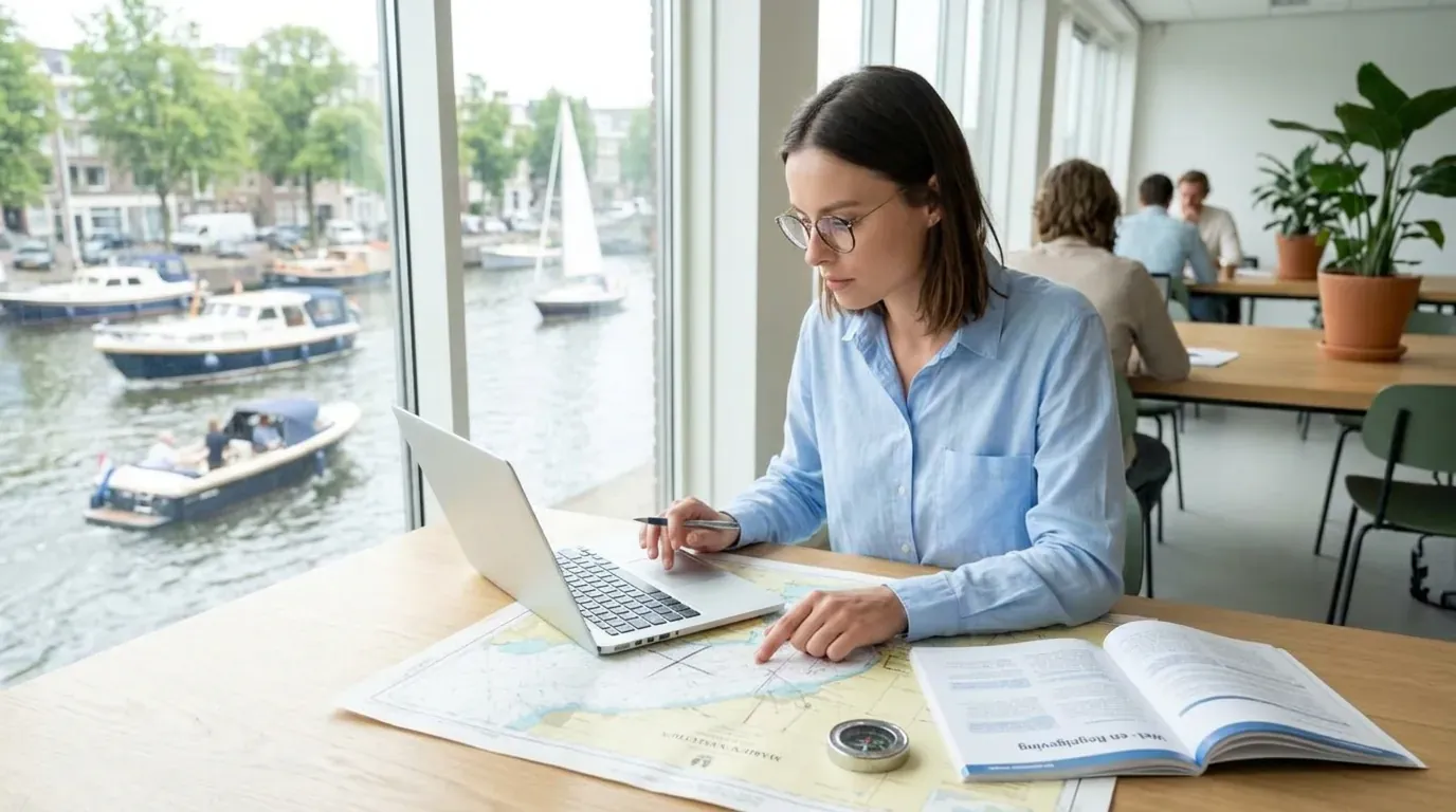 Hoe is het vaarbewijs 1 examen opgebouwd en wat weegt het zwaarst?